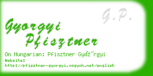 gyorgyi pfisztner business card